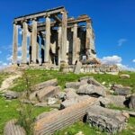Mediterranean Cruise Part 3: Greece and Turkiye 17 Explore the ancient Temple of Zeus ruins under a clear blue sky in Kütahya, Turkey.