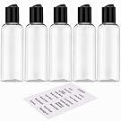 Travel Bottles with Labels