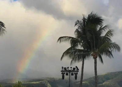 Photo of a rainbow in Hawaii