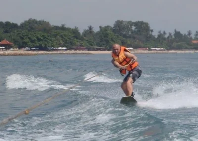 Vuong wakeboarding Sanur Bali