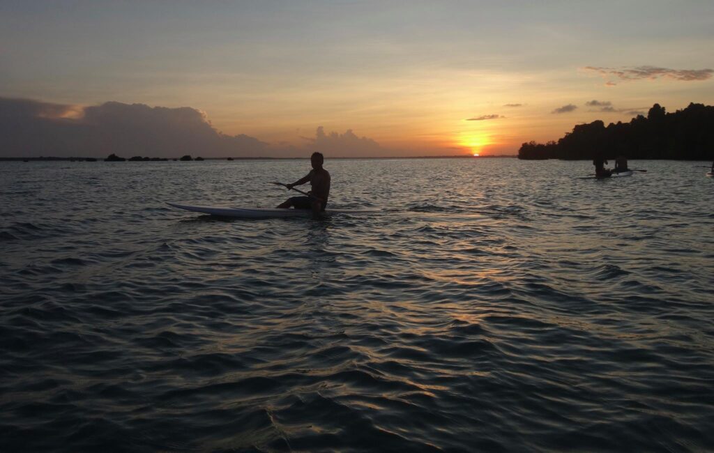 Sunset SUP Zanzibar