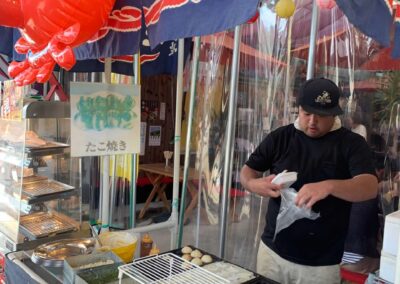 guys making squid balls