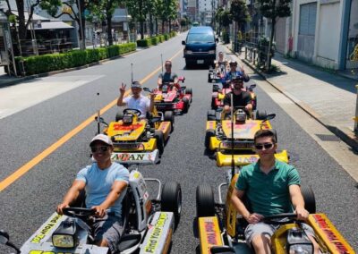 guys in go karts