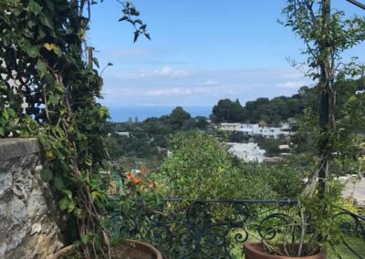 View from front porch to sea