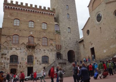 main square of medieval town