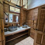 bathroom of jungle villa