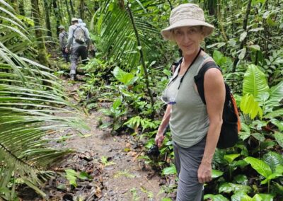 Woman in jungle