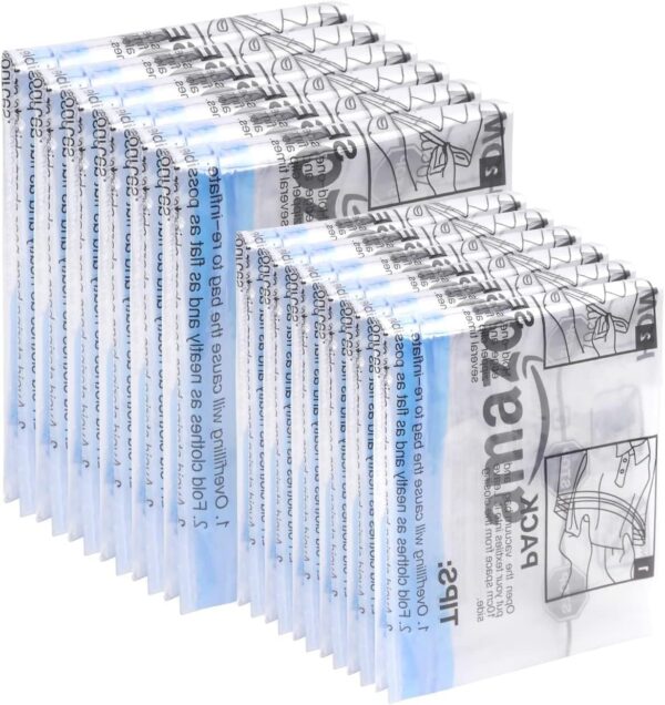 Roll Up Travel Zipper Storage Bags (Amazon Branded)